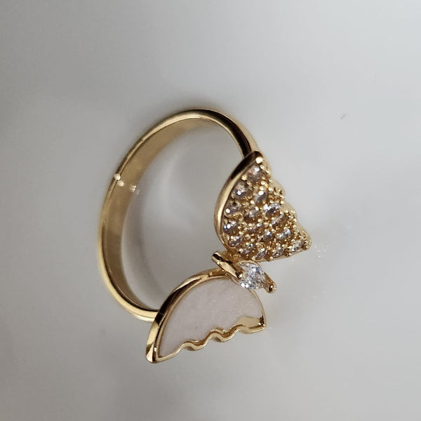 Adjustable Butterfly Finger Ring