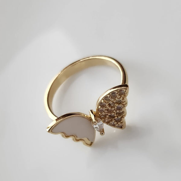 Adjustable Butterfly Finger Ring