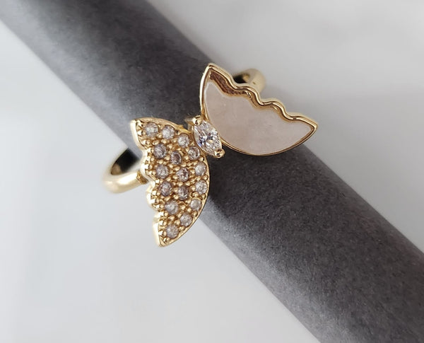 Adjustable Butterfly Finger Ring