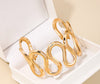 Elegant Stripe Alloy Plating Womens Bracelet 