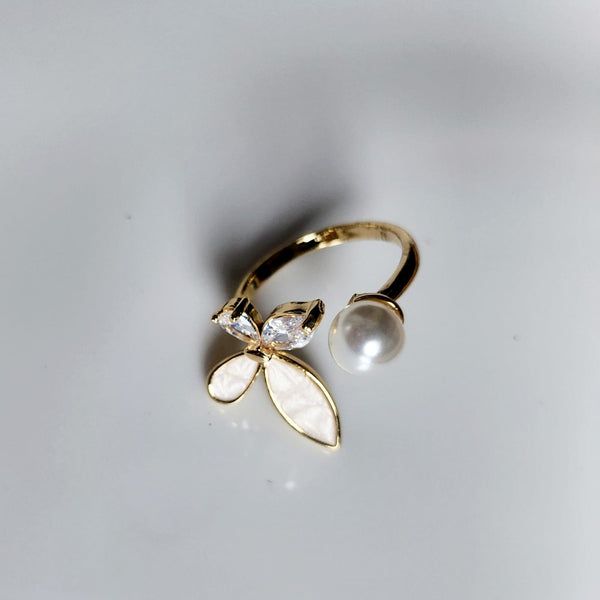 Adorable gold Tone Adjustable Finger Ring For Women 